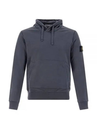 Signature Logo Patch Hoodie Grey - STONE ISLAND - BALAAN 2