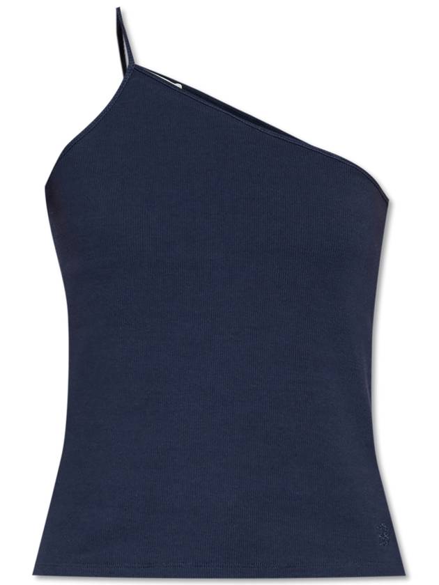 Posse Ribbed Top, Women's, Navy Blue - POSSE - BALAAN 1