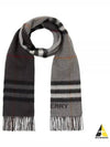 Check Pattern Scarf Grey - BURBERRY - BALAAN 2