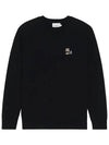 Dressed Fox Patch Classic Sweatshirt Black - MAISON KITSUNE - BALAAN 3