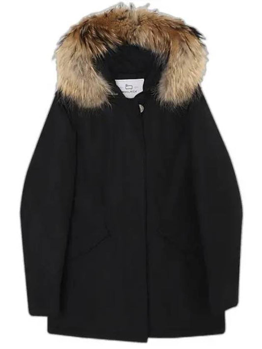 CFWWOU0538FRUT0001 BLK Arctic Raccoon Parka - WOOLRICH - BALAAN 1