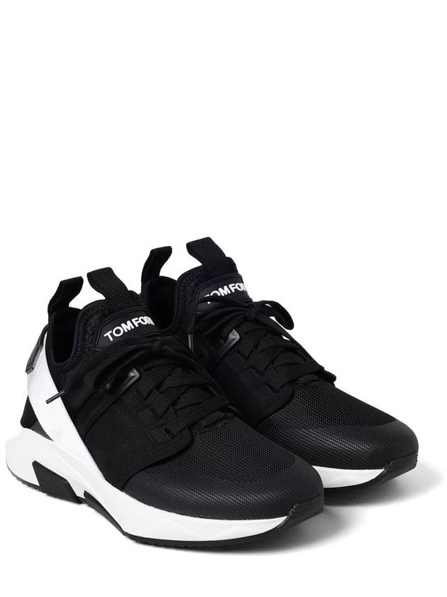 Jago Low-Top Sneakers Black - TOM FORD - BALAAN 3