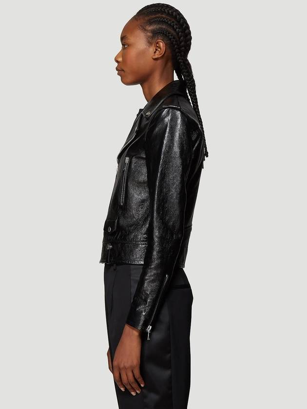 Motorcycle Leather Jacket 481862 YC2NI 1000 B0110815649 - SAINT LAURENT - BALAAN.