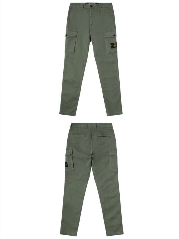 Wappen Patch Cargo Pants Sage Green - STONE ISLAND - BALAAN 5