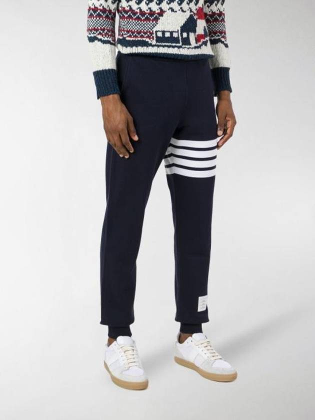 Men's Classic Loopback Engineered 4 Bar Classic Sweatpants Navy - THOM BROWNE - BALAAN 4