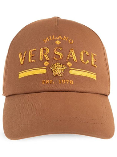 Versace Baseball Cap, Men's, Brown - VERSACE - BALAAN 1