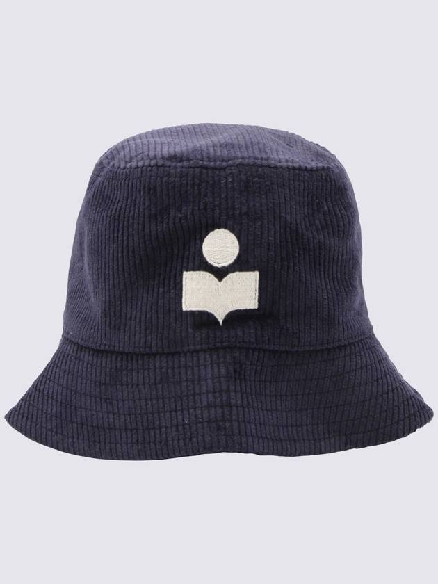 Hailey Corduroy Bucket Hat Faded Night - ISABEL MARANT - BALAAN 3