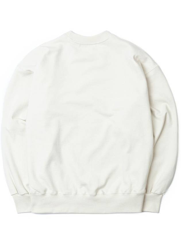 Print Logo Sweatshirt Ivory - BACKANDFORTH - BALAAN 3