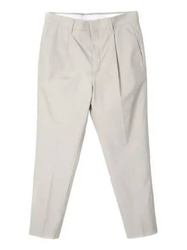 Cotton blend trousers - PRADA - BALAAN 1