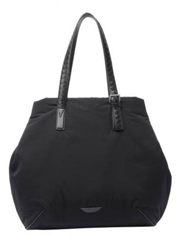 Navenue Padded Tote Bag Black - BOTTEGA VENETA - BALAAN 1