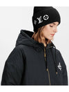 Monogram Flower Signature Headline Wool Beanie Black - LOUIS VUITTON - BALAAN 7