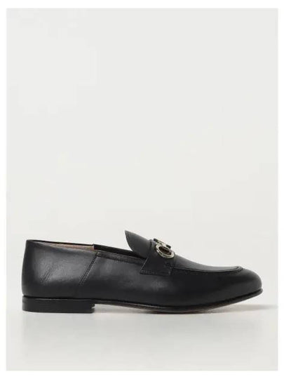 Gancini Ornament Loafer Black - SALVATORE FERRAGAMO - BALAAN 2