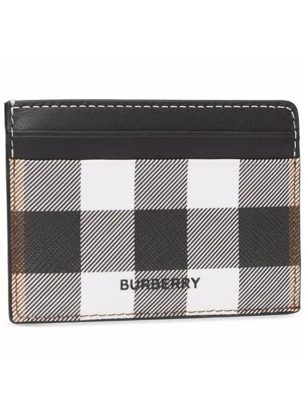 Check Print 2-tier Card Wallet Dark Burch Brown - BURBERRY - BALAAN 4