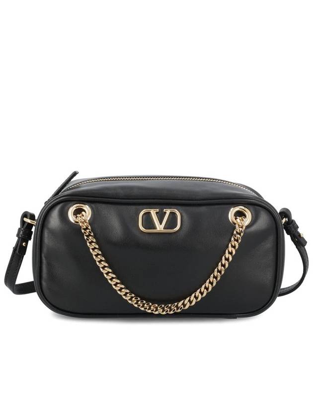 Garavani V Logo Signature Cross Bag Black - VALENTINO - BALAAN 2