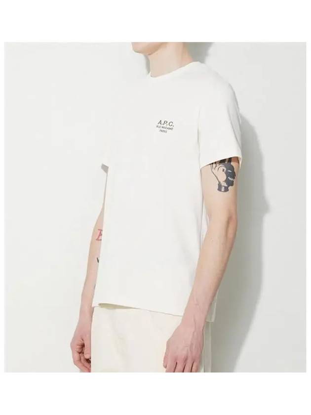 Raymond Logo Short Sleeve T-Shirt Chalk - A.P.C. - BALAAN 6