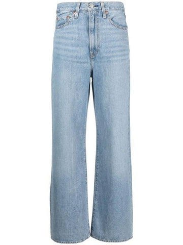 Women's Rib Cage Wide Jeans Long and Wide - LEVI'S - BALAAN 1