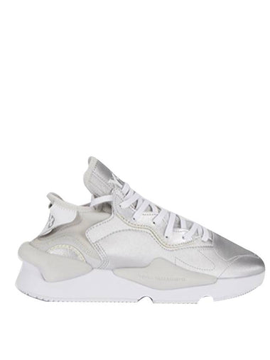 Kaiwa Logo Low Top Sneakers Metallic Silver - Y-3 - BALAAN 1