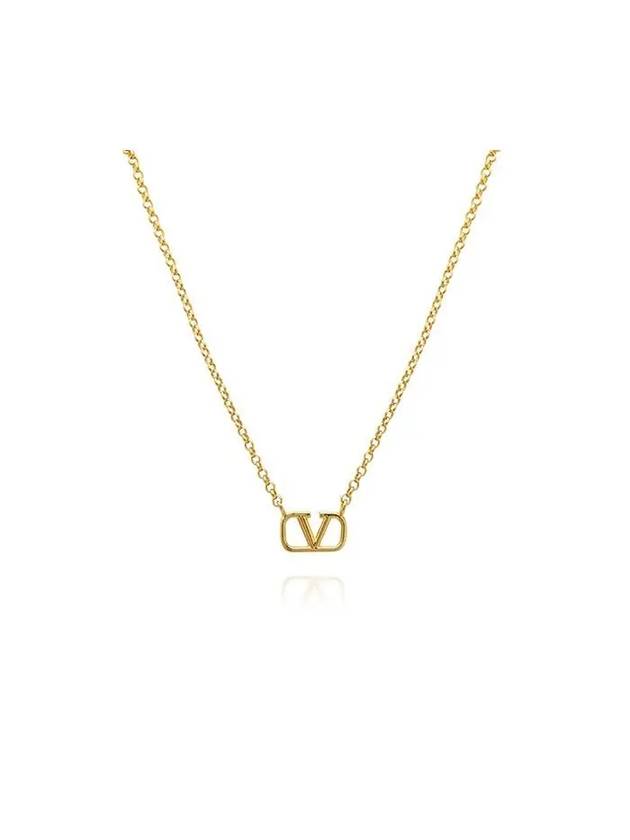 Valentino 5Y2J0N96 MET CS4 J0N96 Garavani V logo necklace - RED VALENTINO - BALAAN 1