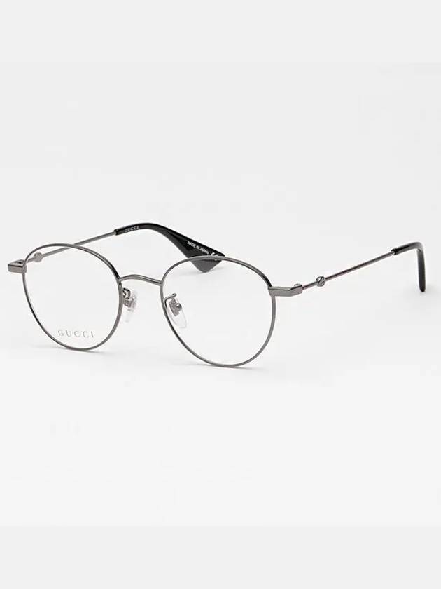 Eyewear Asian Fit Round Eyeglasses Ruthenium - GUCCI - BALAAN 9