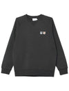 Double Fox Head Patch Classic Sweatshirt Anthracite - MAISON KITSUNE - BALAAN 3