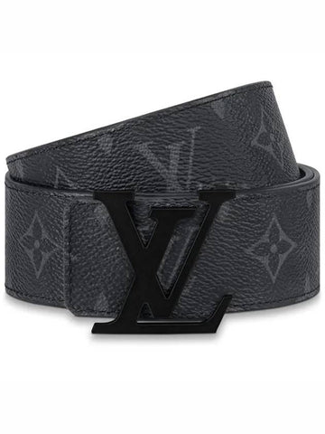 LV Initiales Monogram 40mm Leather Belt Black - LOUIS VUITTON - BALAAN.