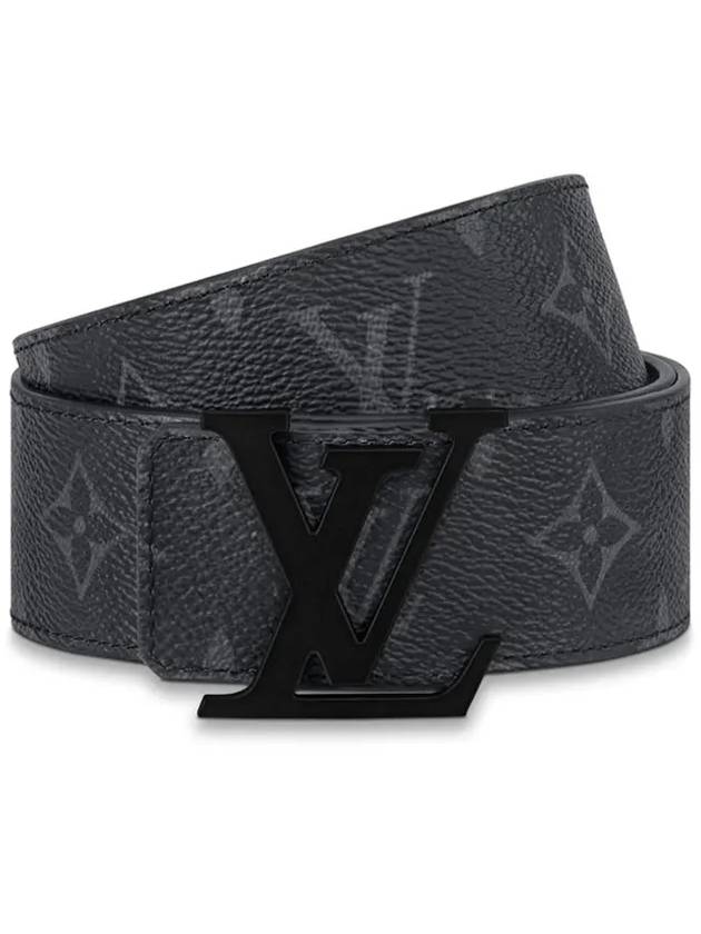 LV Initiales Monogram 40mm Leather Belt Black - LOUIS VUITTON - BALAAN 1