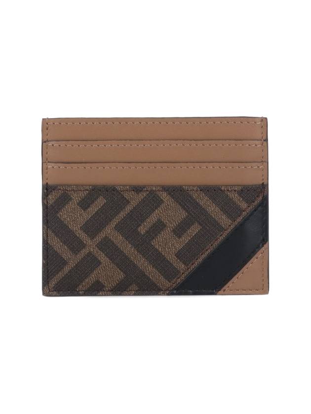 FF Logo Card Wallet Brown - FENDI - BALAAN 2