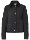 Striped point cropped quilted jacket black - BURBERRY - BALAAN 2