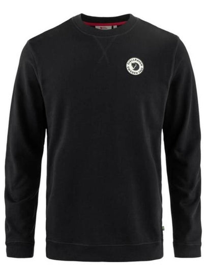 Men's 1960 Logo Badge Long Sleeve T-Shirt Black - FJALL RAVEN - BALAAN 2