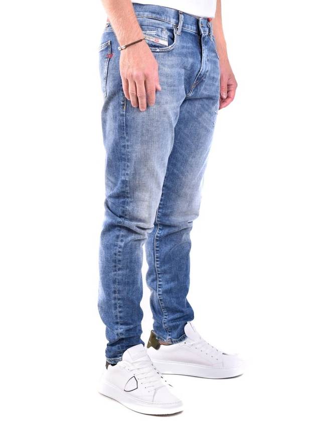 Men's Dstrukt Slim Jeans Medium Blue - DIESEL - BALAAN 4