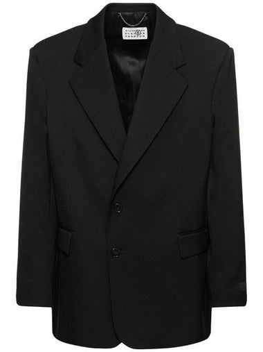 Tailoring Wool Suit Jacket Black - MAISON MARGIELA - BALAAN 1