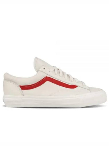 Style 36 Low Top Sneakers Marshmallow Racing Red - VANS - BALAAN 1