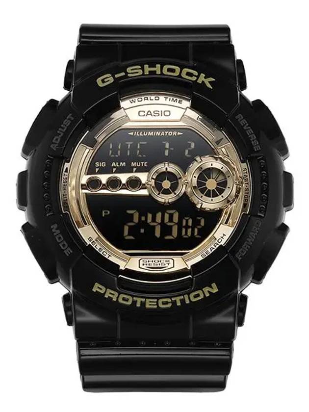 Watch GD 100GB 1 Big Face Black Gold Men’s Urethane Watch - G-SHOCK - BALAAN 1