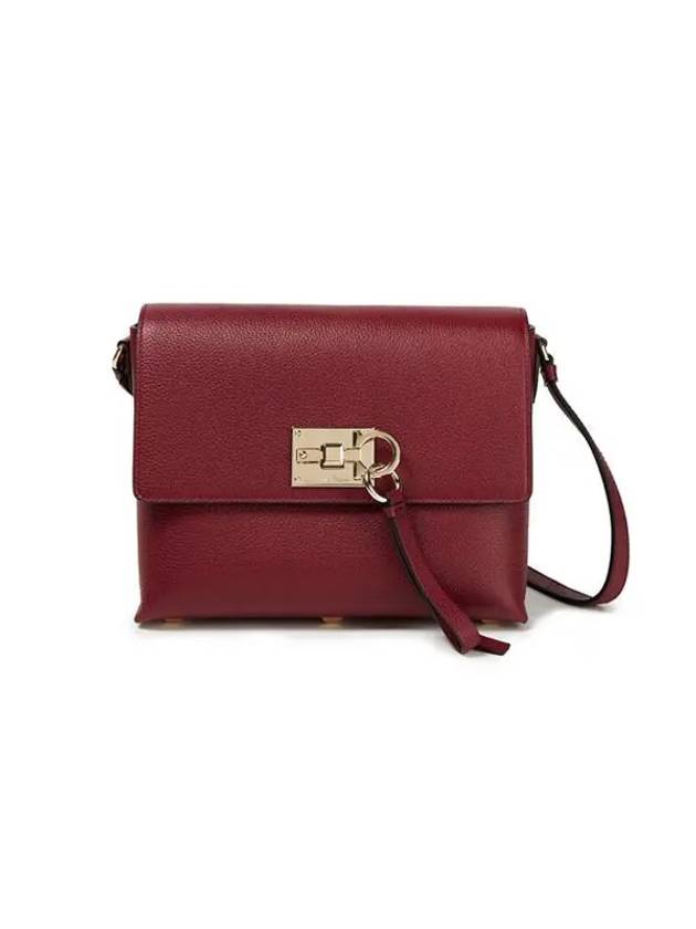 Women's Leather Cross Bag Red - SALVATORE FERRAGAMO - BALAAN 3