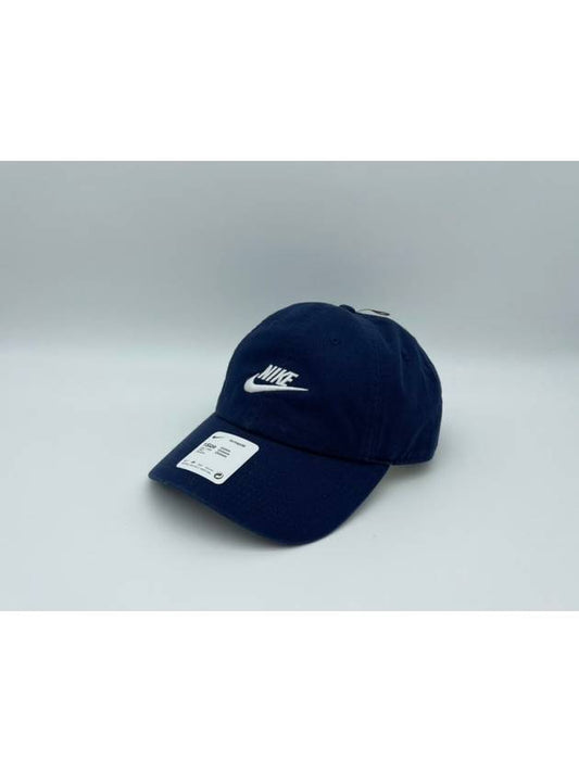 Sportswear Heritage 86 Futura Washed Ball Cap Midnight Navy - NIKE - BALAAN 2