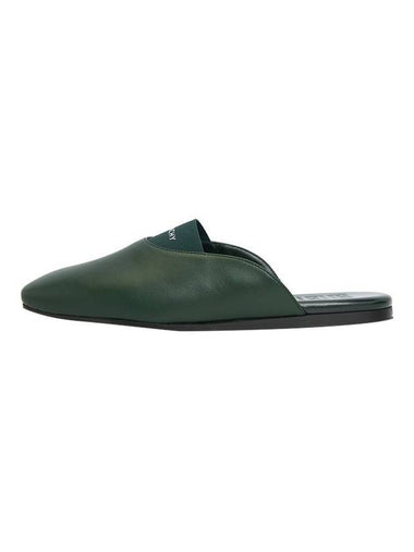 Logo Slide Mule Green - GIVENCHY - BALAAN 1