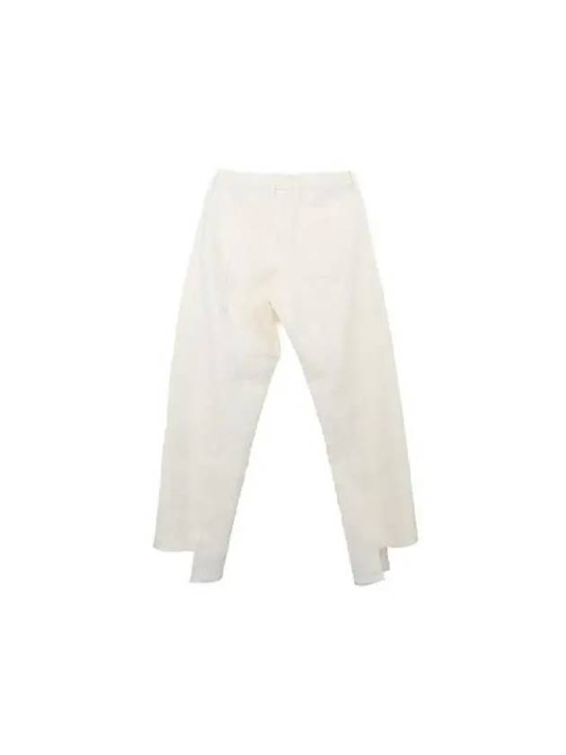 Straight cutout hem denim pants J02KA0137 J60060 101 - JIL SANDER - BALAAN 2