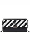 Diag binder clip strap long wallet black - OFF WHITE - BALAAN 3