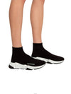 Speed Trainer High Top Sneakers Black - BALENCIAGA - BALAAN 7