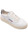 Medalist Black Tab Low Top Sneakers White - AUTRY - BALAAN 4