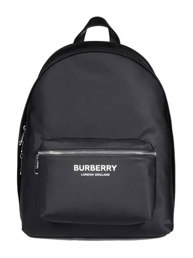 Logo Print Nylon Backpack Black - BURBERRY - BALAAN 2