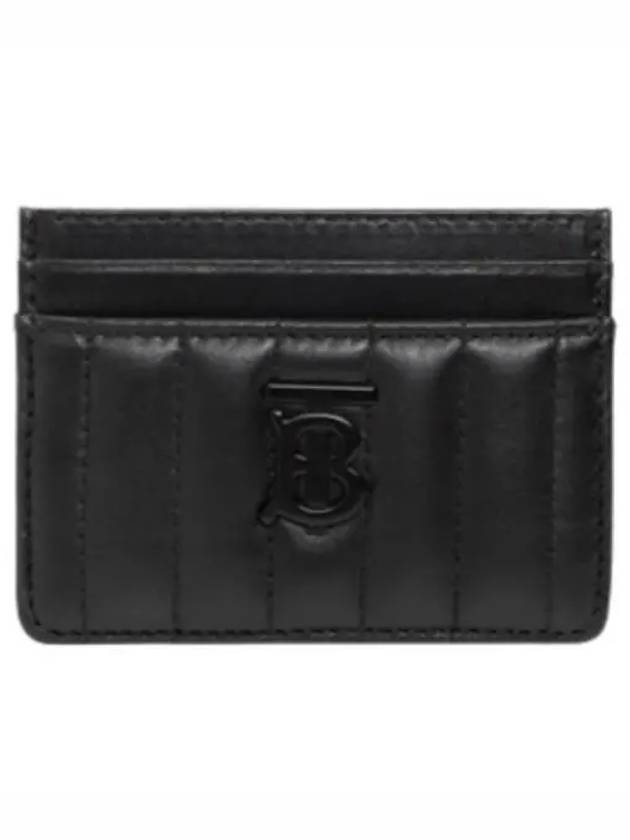 Quilted Leather Lola Card Wallet Black - BURBERRY - BALAAN 2