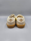 Men s Web Stripe Leather Sneakers 624486 - GUCCI - BALAAN 3