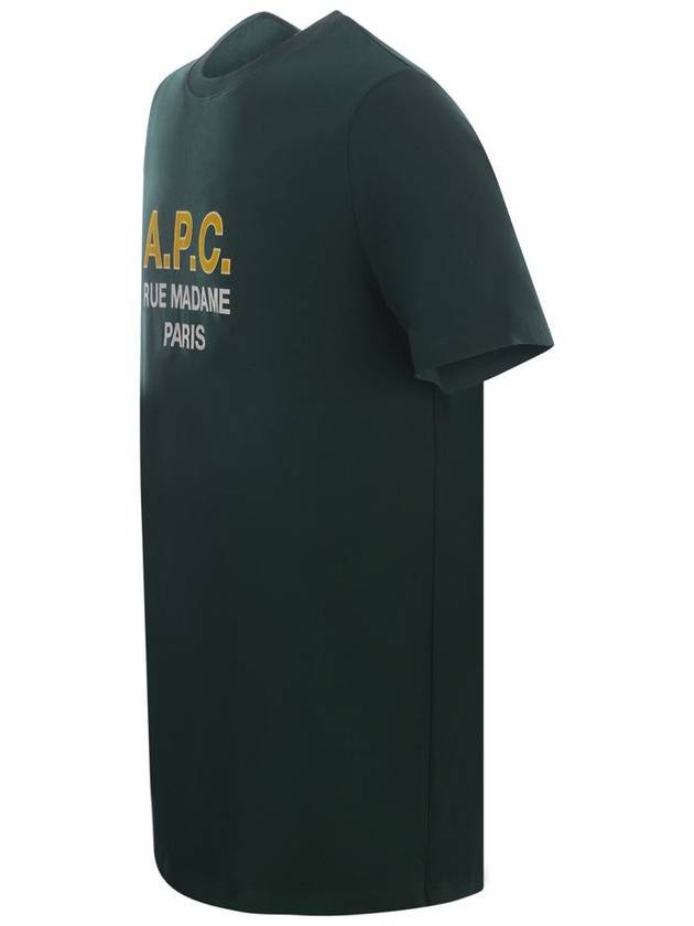 Madame Logo Short Sleeve T-Shirt Dark Green - A.P.C. - BALAAN 3