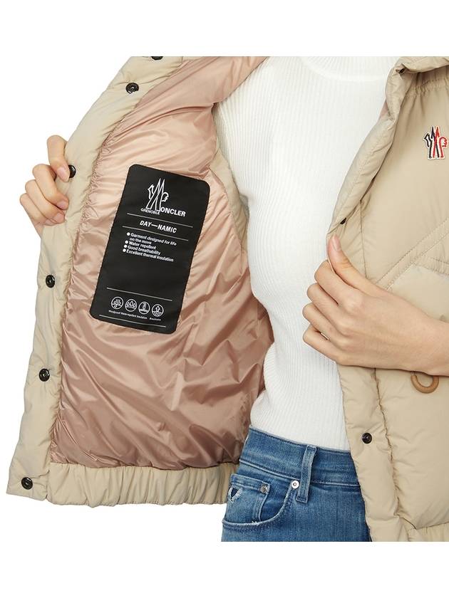 Grenoble Women s Padded Vest 1A00019 53862 20G - MONCLER - BALAAN 10