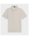 Bronn Cotton Short Sleeve Polo Shirt Limestone - THEORY - BALAAN 2