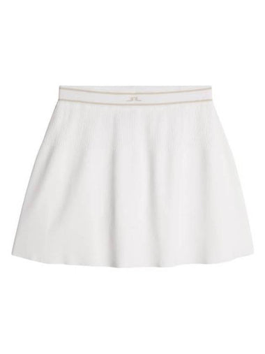 Emma Knit Skirt White - J.LINDEBERG - BALAAN 1