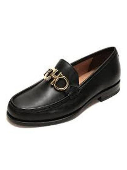 Rolo Gancini Loafers Black - SALVATORE FERRAGAMO - BALAAN 2