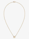 Mini Pop H Pendant Necklace Gold Marron Glace - HERMES - BALAAN 2