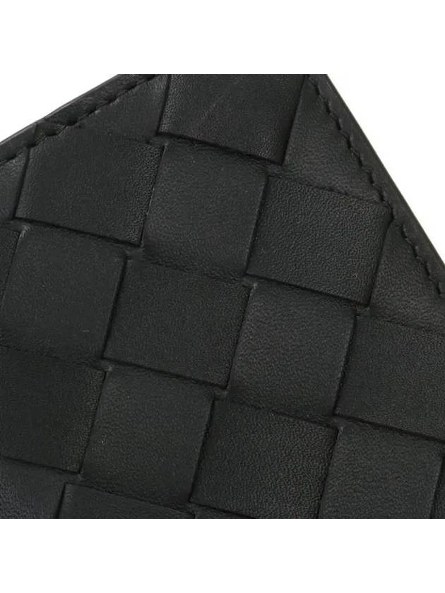 Intrecciato Flap Card Case Black - BOTTEGA VENETA - BALAAN 6